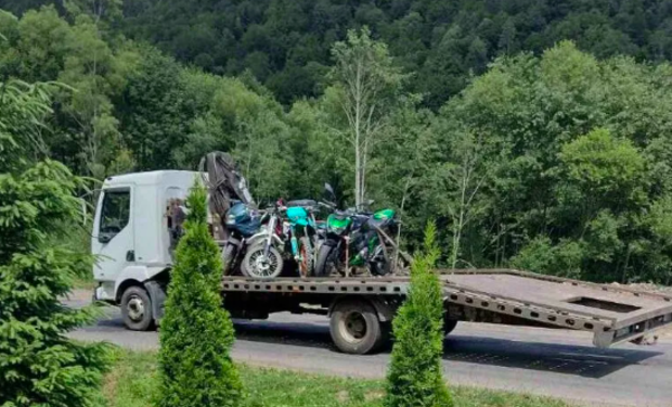 За минулі вихідні на Тячівщині вилучили 20 мотоциклів