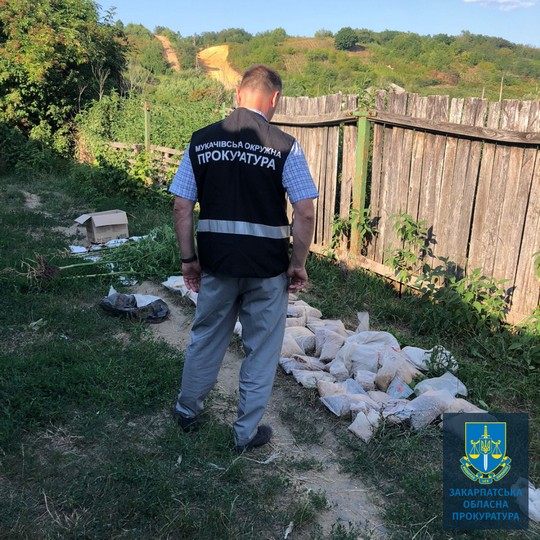Десятки пакетів із бурштином та наркотичні засоби виявили під час обшуку на Мукачівщині