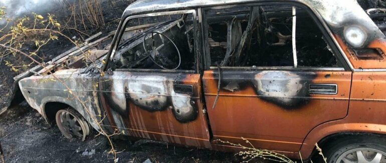 За добу на Закарпатті горіли два легковика та мікроавтобус