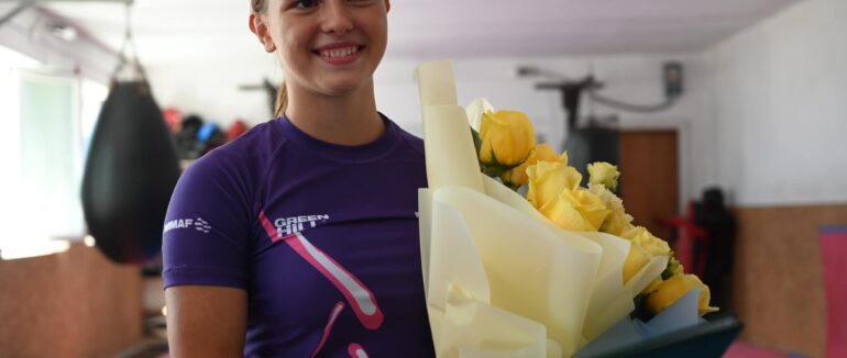 До чемпіонки – особисто: голова ОВА Закарпаття привітав мукачівську спортсменку Іванну Скубу