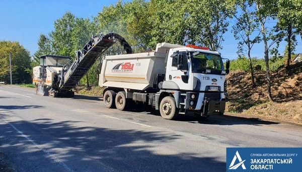 На Закарпатті відновлюють ще одну ділянку траси М-06 Київ–Чоп