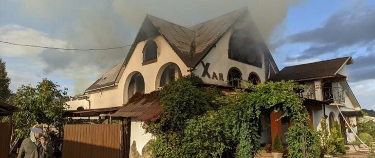 У селі Сілце спалахнув ресторан