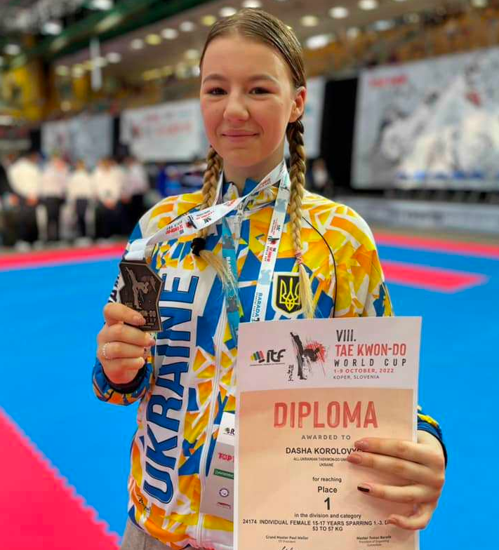 Закарпатка здобула «золото» на Кубку світу з таеквон-до