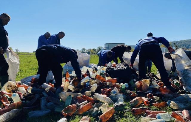 500 кг скляних та 40 м.куб пластикових пляшок: на Закарпатті очистили річку Боржава від сміття