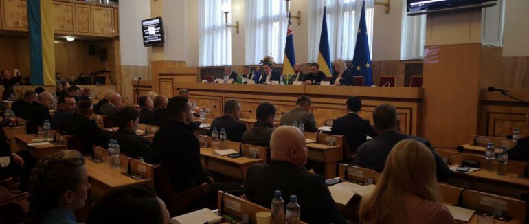 Віцеспікер парламенту Естонії виступив перед закарпатськими депутатами (ФОТО)