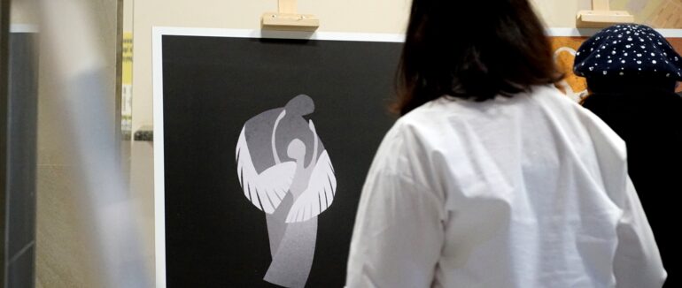 В Ужгороді відкрили виставку тематичних малюнків на тему протидії домашньому насильству