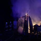 Внаслідок ранкової пожежі в Порошкові вогонь знищив господарську споруду (ФОТО)