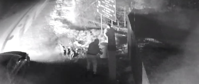 На Свалявщині вночі двоє мародерів викрали сміттєвий бак