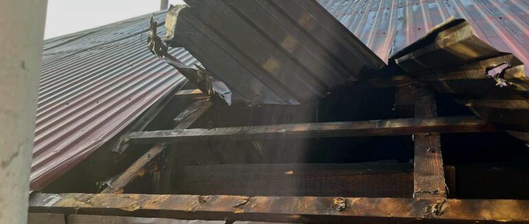 В Іршаві ліквідували пожежу у прибудові