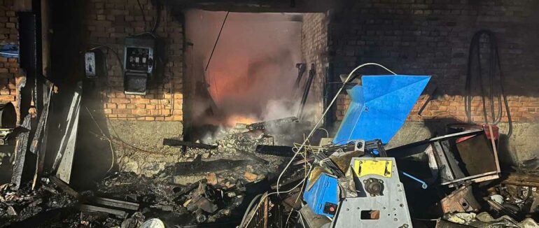 Понад 40 тонн зерна та складські приміщення знищив вогонь у Берегівському районі