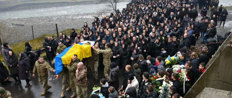 Закарпатський командир поліг в боях: на Закарпатті прощались з Миколою Яремою