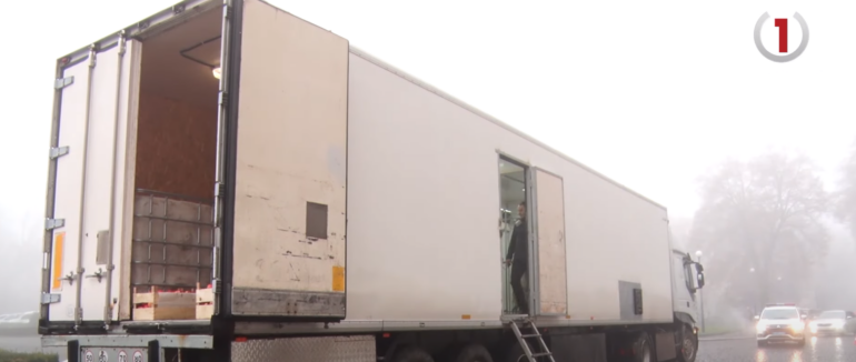 Подарунок для бійців: Ужгородщина передала на передову лазне-пральний комплекс (ВІДЕО)