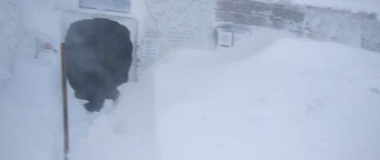 На Рахівщині у горах справжня хуртовина