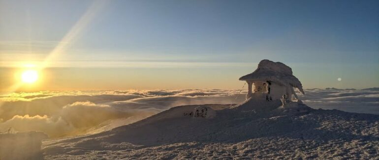 На Рахівщині у горах ясно та морозно
