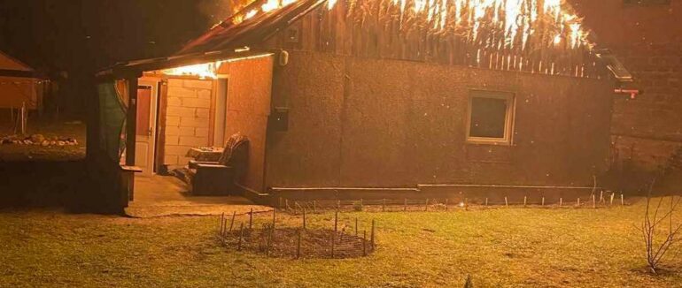 У перший день року на Рахівщині виникло 3 пожежі – подробиці