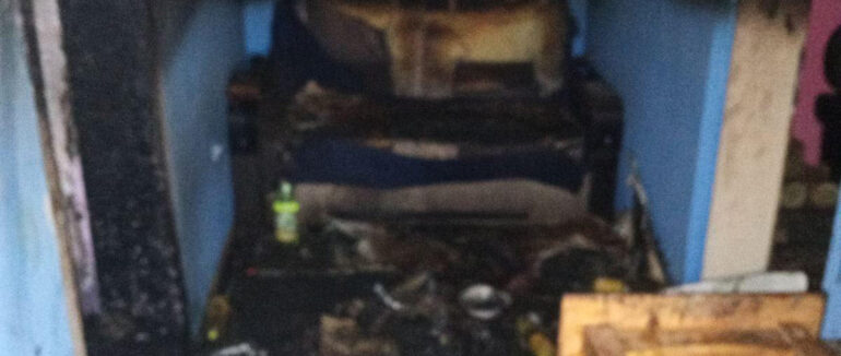 У Виноградові вогонь охопив будинок місцевої мешканки