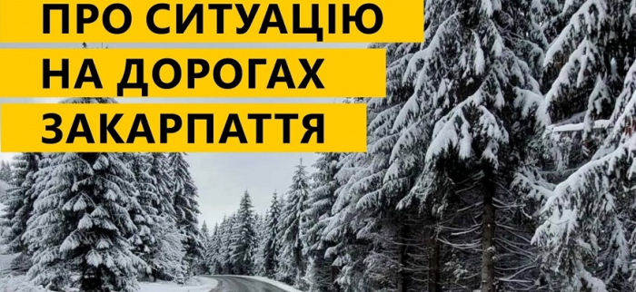Техніка працювала всю ніч: на Закарпатті проїзд на дорогах державного значення забезпечено
