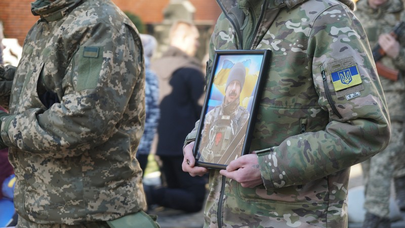 У Мукачеві попрощалися із загиблим на війні Павлом Чорійом