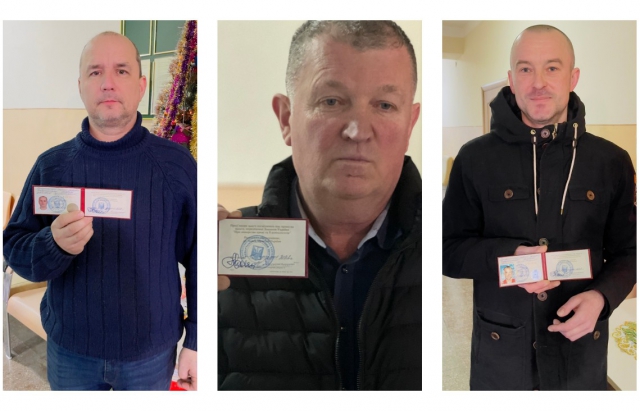 Троє мукачівців отримали звання “Почесний донор України”