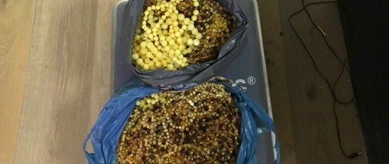 На Закарпатті в автомобілі виявили понад 12 кілограмів бурштину