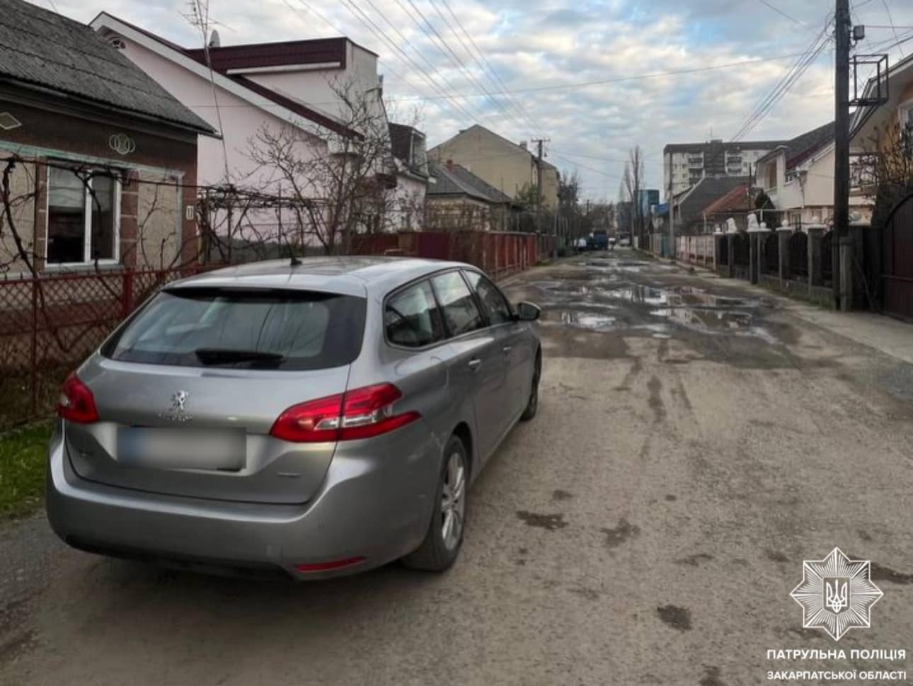 В Ужгороді водій скоїв ДТП та втік з місця події