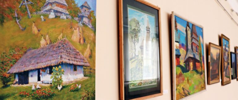 «На Пасху до церкви»: виставку живопису на Великодню тематику представили в Ужгородському скансені (ФОТО)