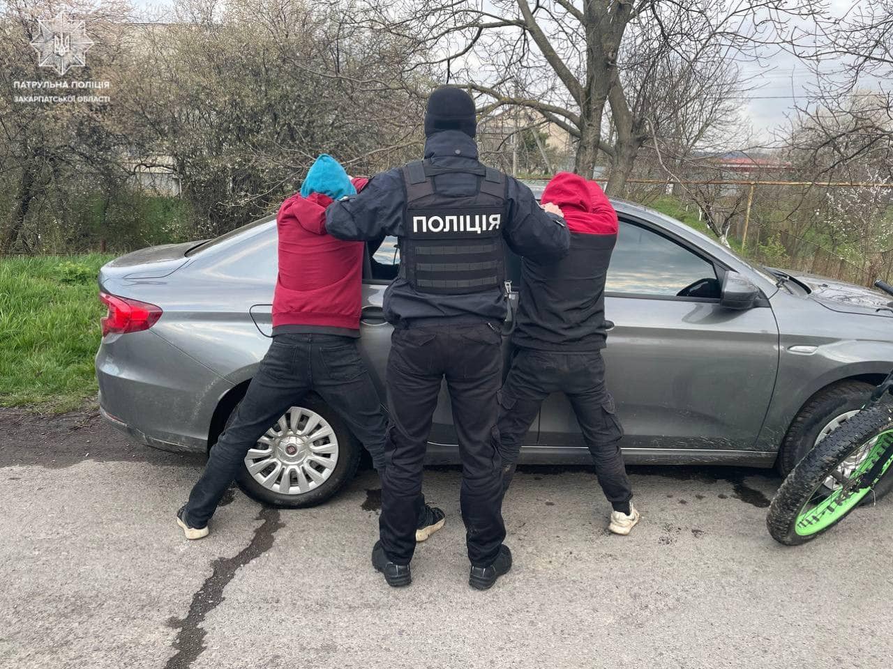 В Ужгороді затримали двох крадіїв