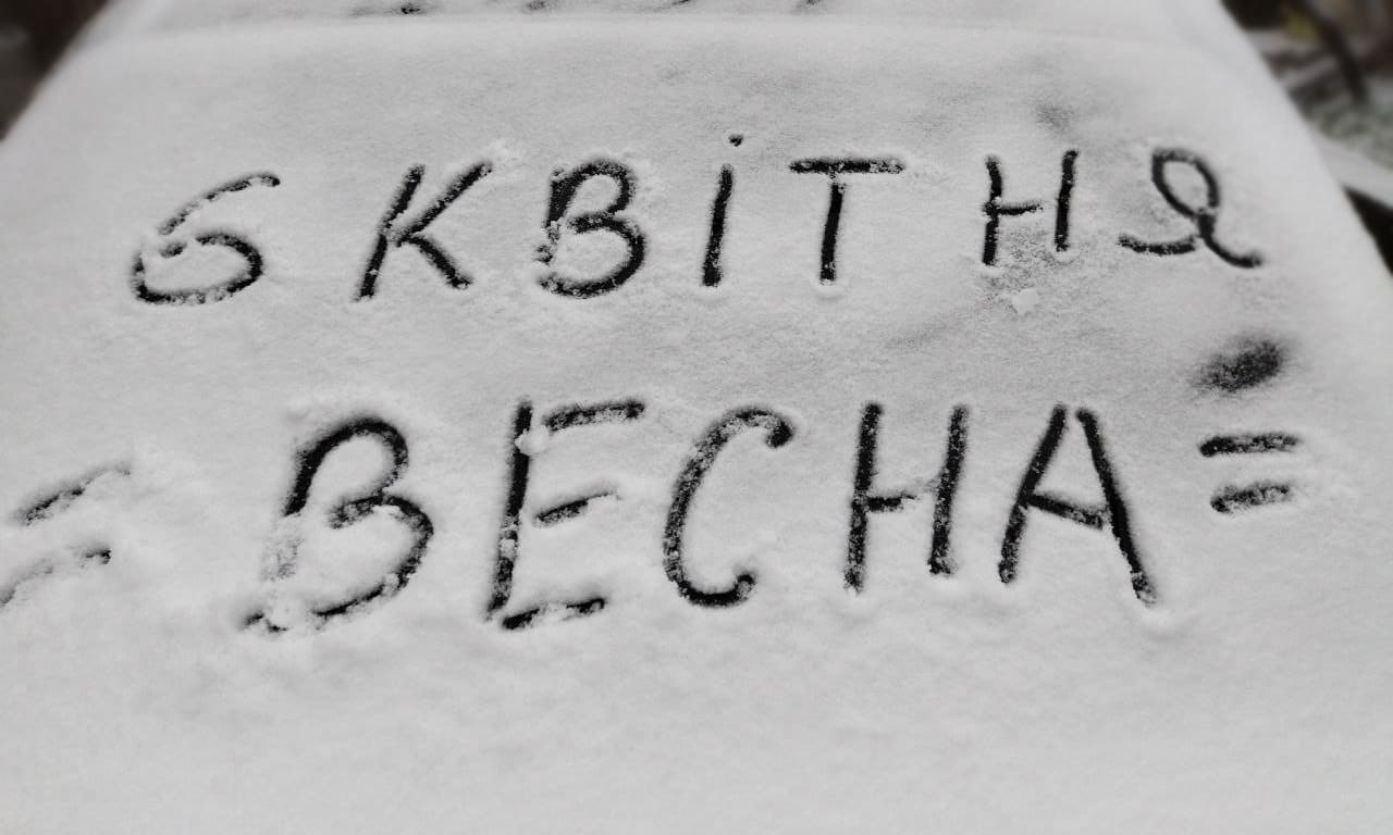 Зима у квітні: Закарпатську область засипає снігом (ФОТО)