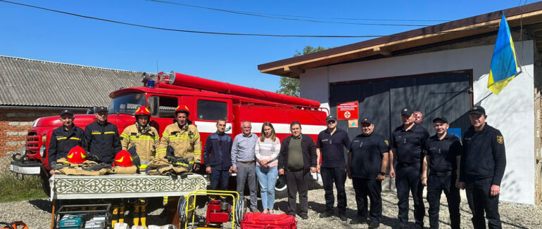 Реагуватимуть на надзвичайні ситуації: на Закарпатті запрацювала ще одна місцева пожежна команда