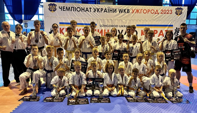 Мукачівські "Яструби" вибороли 18 нагород на Чемпіонаті України з Кіокушин карате