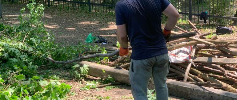 Невицький замок – до ладу: Оноківська громада влаштувала екотолоку у стінах фортеці (ФОТО)