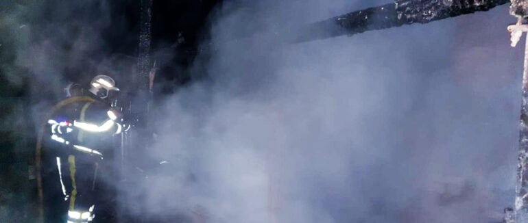 Вночі вогнеборці півтори години ліквідовували пожежу на Берегівщині