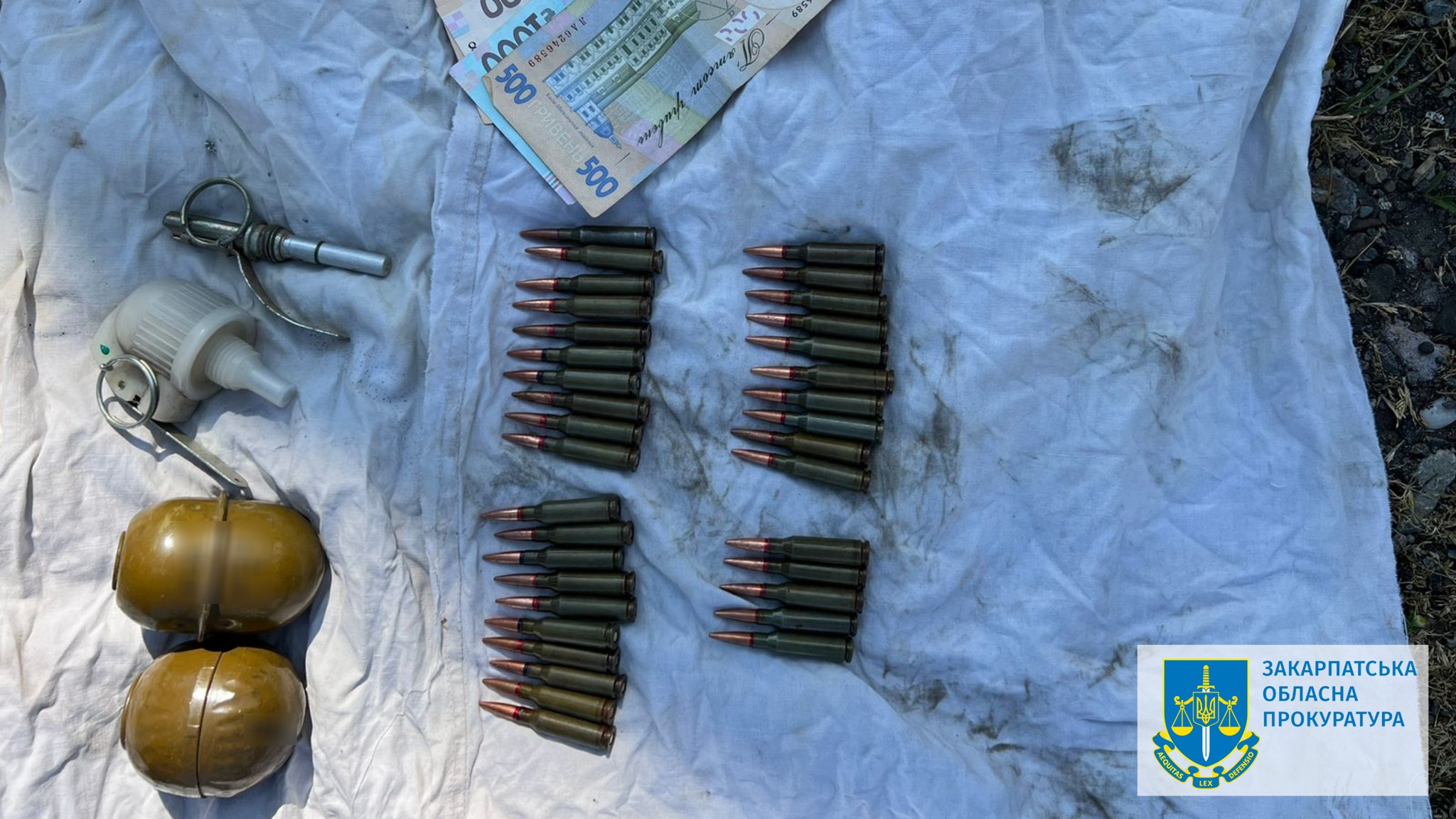 Правоохоронці затримали жителя Берегівщини, який торгував боєприпасами