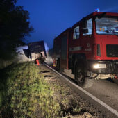 Займання напівпричепу вантажного авто: деталі пожежі від ДСНС Закарпаття