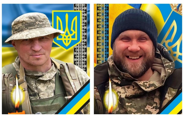 Завтра в Ужгороді попрощаються з двома захисниками