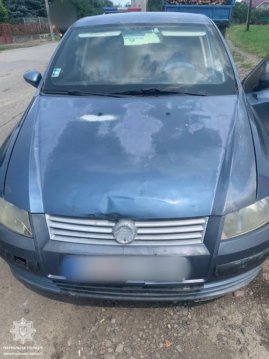 На Ужгородщині затримали водія, який позбавлений права керувати авто за алкоголь