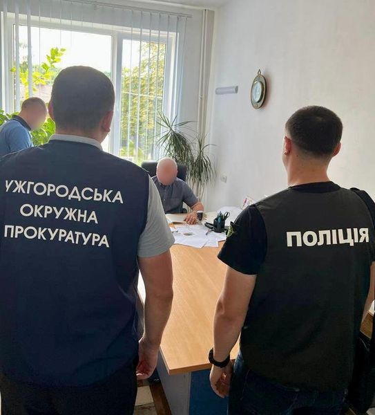 На Закарпатті за підозрою у одержанні неправомірної вигоди затримали голову ВЛК
