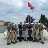 Заняття для прикордонників: поліцейські провели тренінг для військовослужбовців Чопського загону (ФОТО)