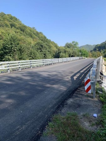 Закінчується поточний ремонт по відновленню елементів мосту на Тячівщині