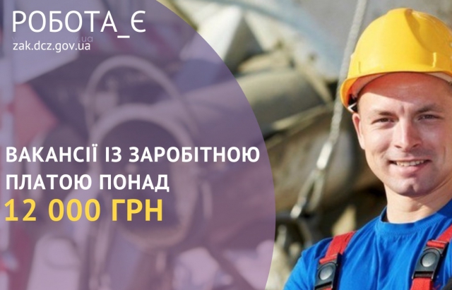 Оприлюднено серпневий список вакансій на Закарпатті