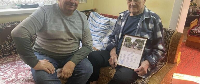 Житель Хустщини відзначив 90-річний ювілей