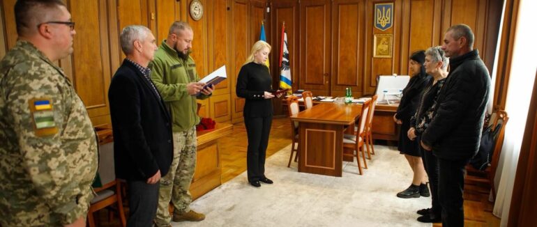 Трьох прикордонників Мукачівського загону посмертно нагородили державними нагородами