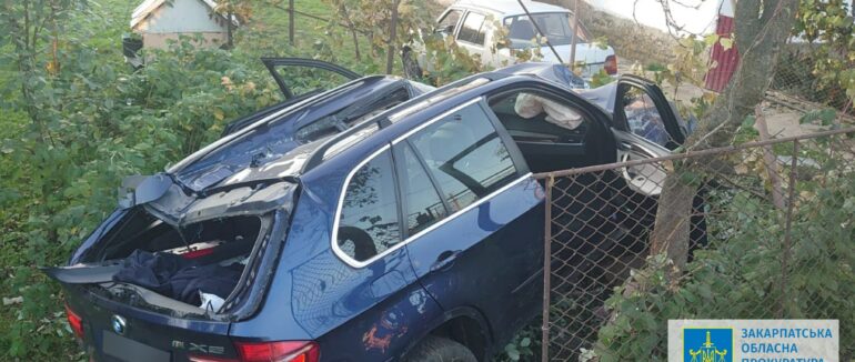 На Ужгородщині у ДТП загинула дитина: підозрюваного взяли під варту без права на заставу