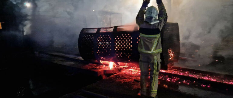 У Сваляві трапилася пожежа на підприємстві, що спеціалізується з виробництва деревного вугілля