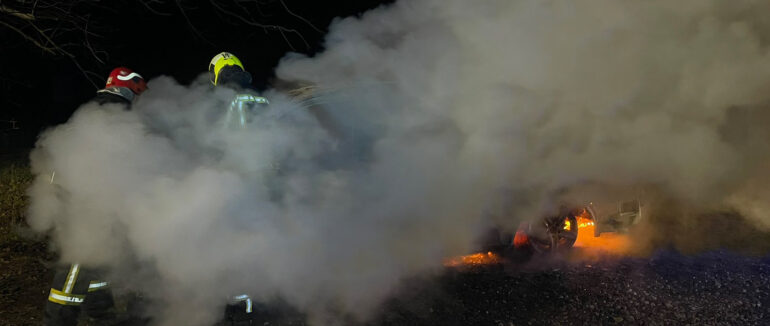 У неділю на Закарпатті горіли два автомобілі