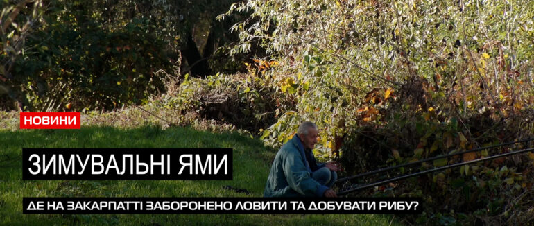 Заборона на лов риби: на території Закарпаття визначені межі зимувальних ям (ВІДЕО)