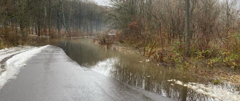 На Закарпатті на ранок вівторка підтопленими залишалися 635 га сільгоспугідь та 2 дороги місцевого значення