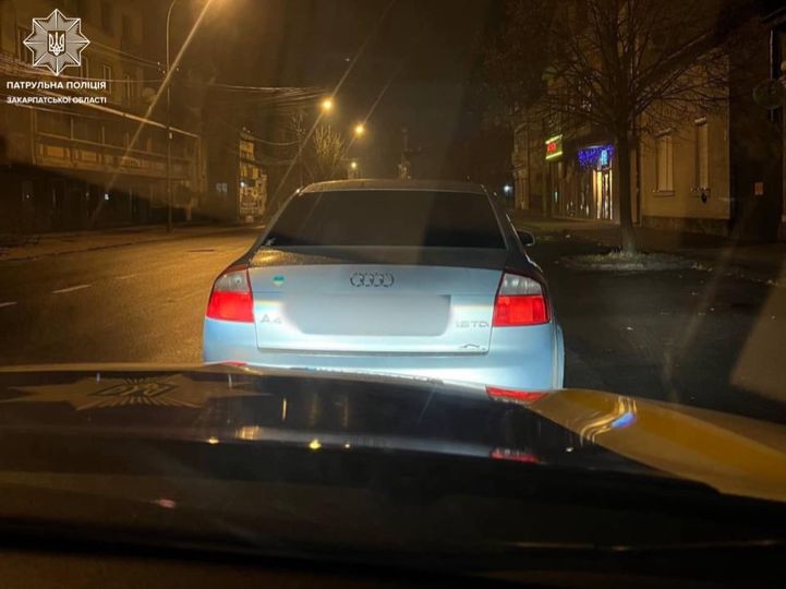 Вночі в Ужгороді затримали п’яну водійку, яка їздила містом