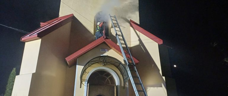 Вночі у Берегівському районі горів храм
