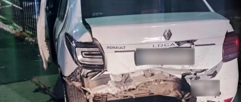 У Мукачеві на переїзді зіштовхнулися 4 автомобілі